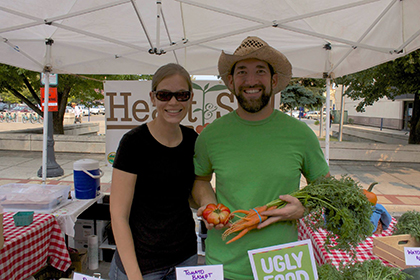 Ross and Amber Lockhart of Heart & soil Farm 